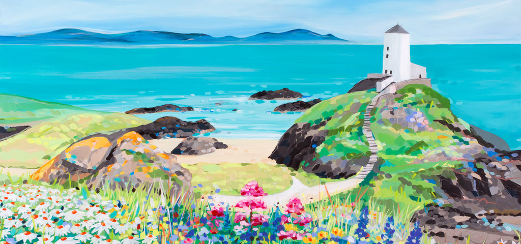 Llanddwyn Flowers by Anglesey artist Janet Bell