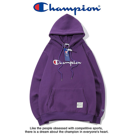 purple champion sweatshirt mens