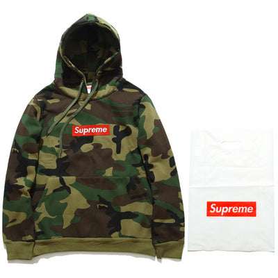 supreme camo hoodie green