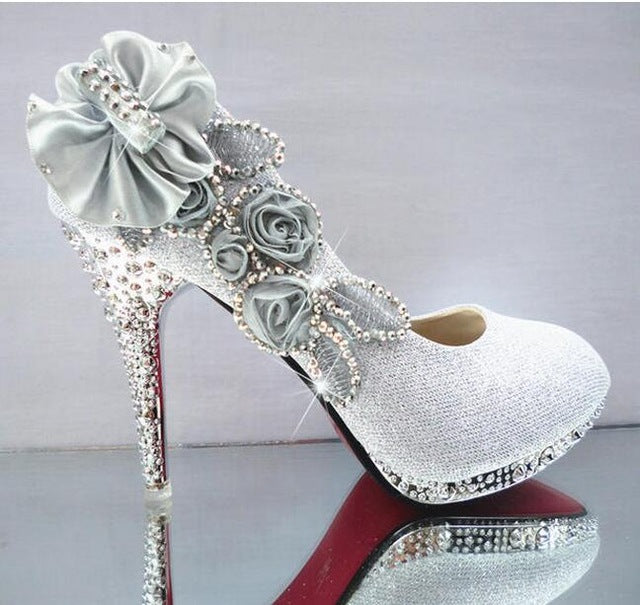high heel wedding shoes