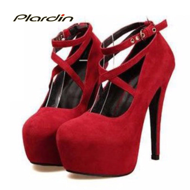 women's pumps with ankle strap