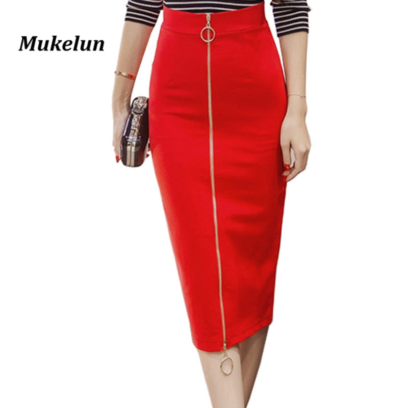 long red pencil skirt