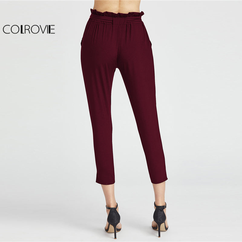 high waisted capri pants