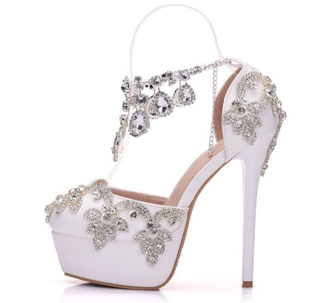 bridal pump shoes