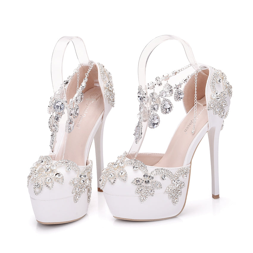 Rhinestone Sandals Pumps Shoes Women 