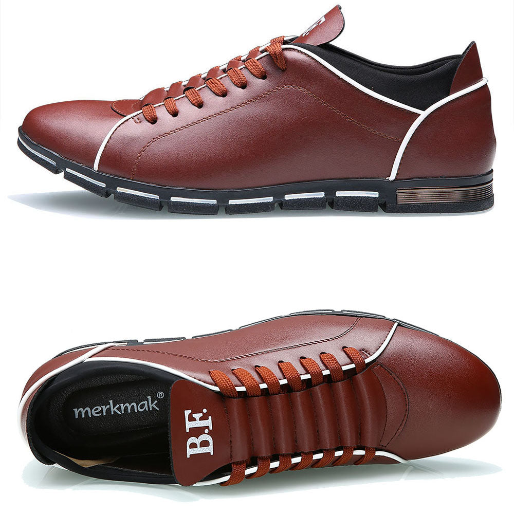 Mens Casual Shoes Leather Shoes Men 