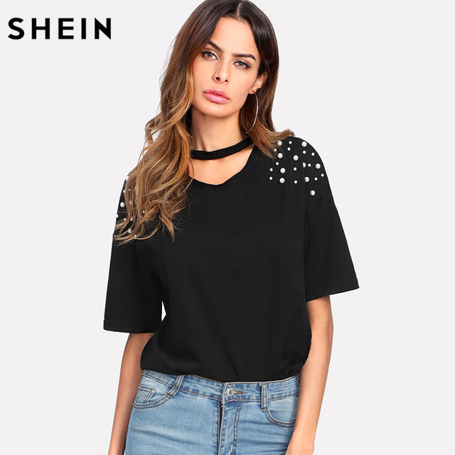 cutout v neck t shirt