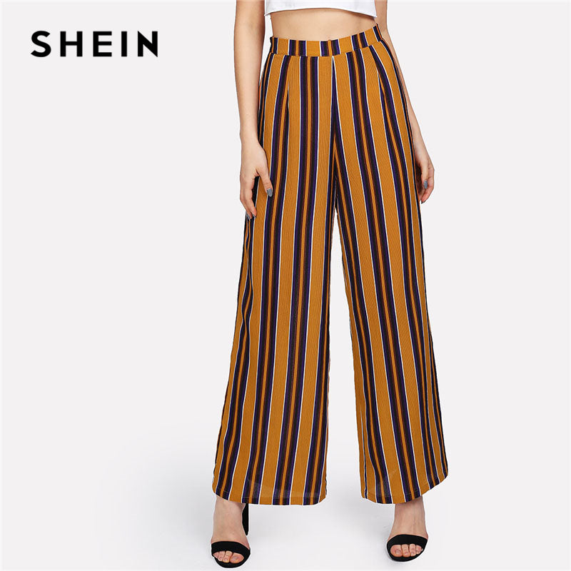 ladies striped trousers