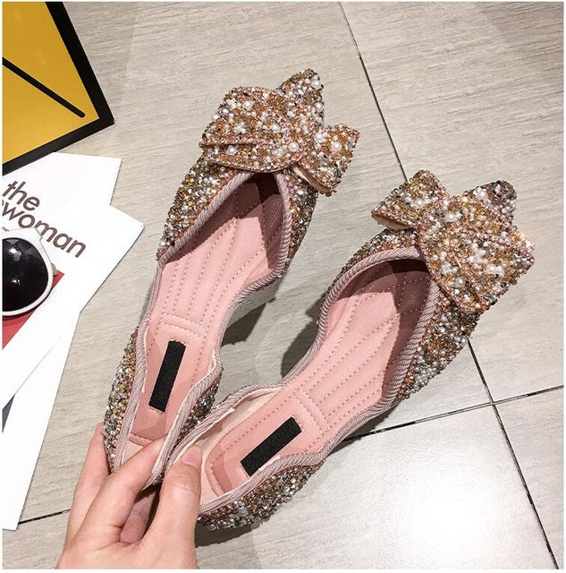 pearl slip on shoes