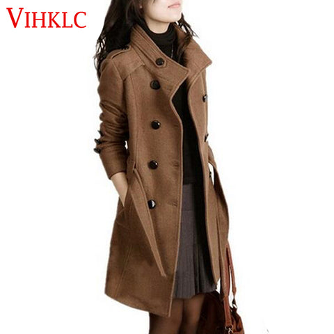 women's plus size short trench coat