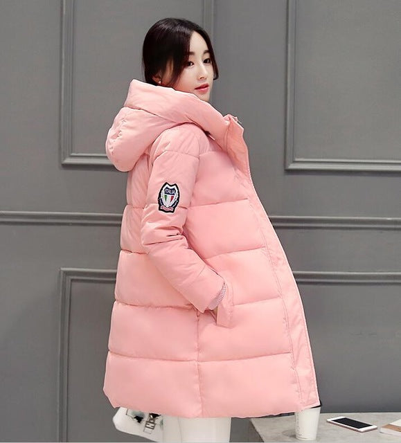 white winter coats with fur hood