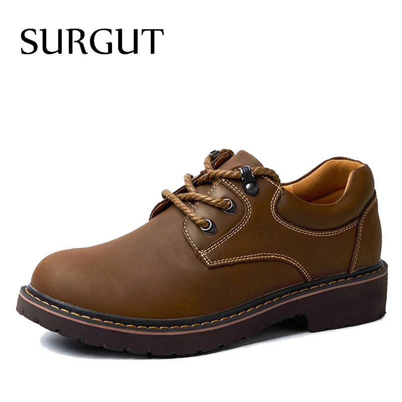 fashion men's breathable oxford casual shoes