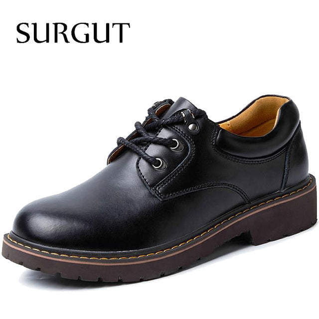 fashion men's breathable oxford casual shoes