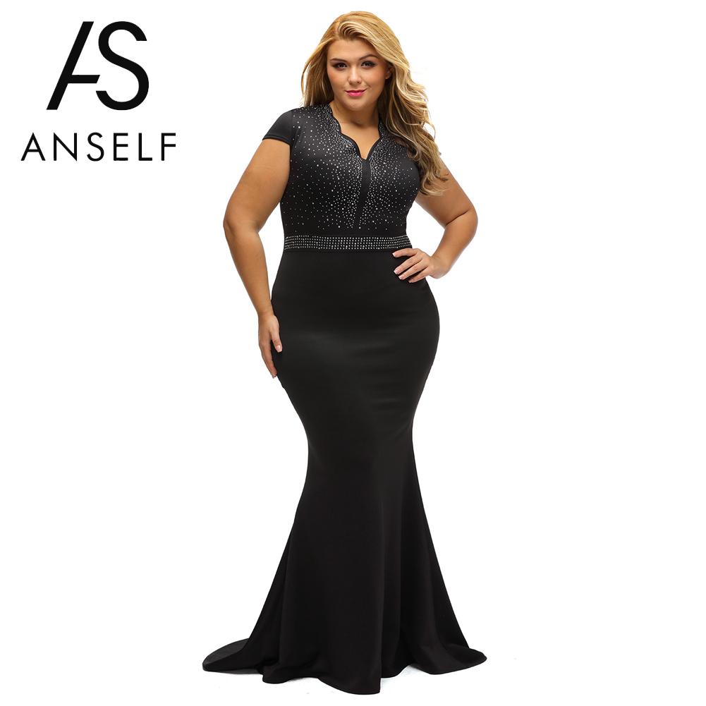 long gown design for plus size