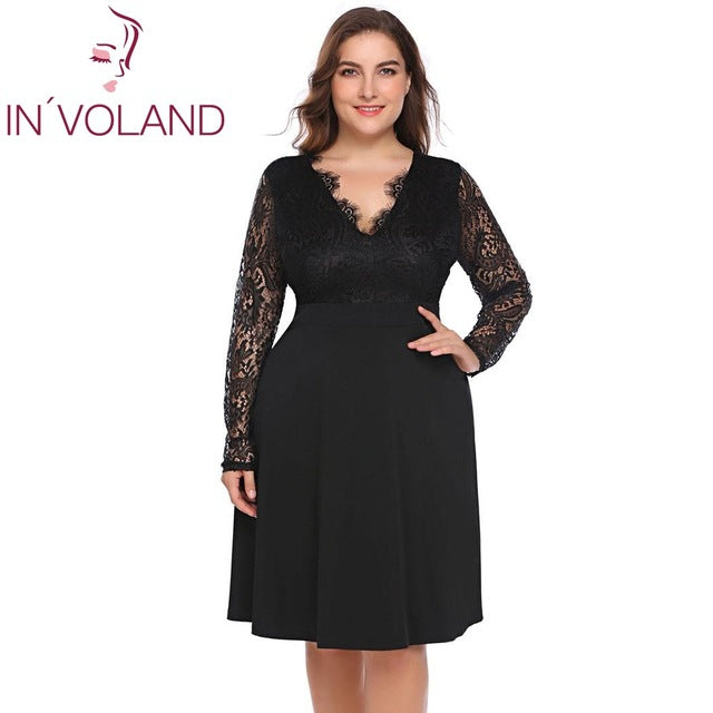 lace dresses for plus size ladies