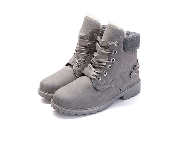 grey lace up ankle boots womens