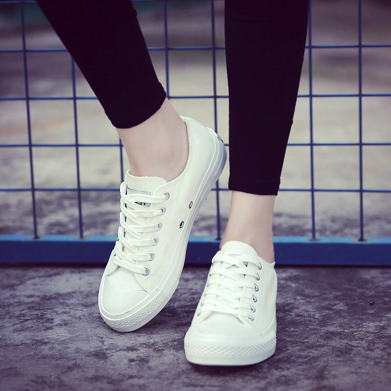 white leisure shoes