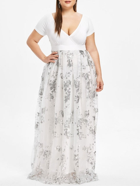 white long dress design