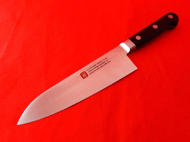 Hinomaru Collection Sekizo Japan Quality Stainless Steel Santoku Multi  Purpose Chefs Knife 11.75 Itamae Sushi Chef Knife With Wooden Handle Made  In Japan (Hammered Blade) : : Home