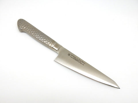 Yoshihiro INOX 1141-SR Non-Slip Checked Stainless Honesuki 150 mm