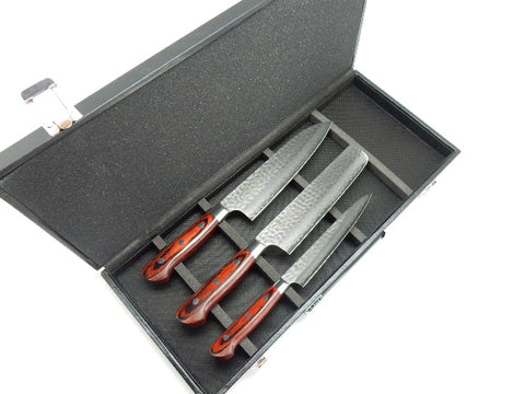 堺孝行 3つのナイフ用のオリジナルアタッチケース（最大415 mm 長さ）