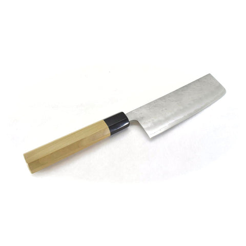 YuiSenri GINSAN /Silver 3 Stainless, Chef's Nakiri, Nashiji Finish