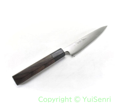 Yoshihiro Aogami Super Clad Paring Knife Octagonal Shitan Handle