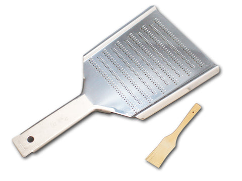 CHUUJITSU Stainless Grater/OROSHIGANE L/M/S Size,with Bamboo Brush