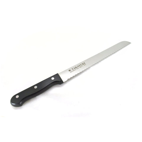 Sakai Takayuki Molybdenum Stainless Wave Knife 250 mm, Wooden Handle