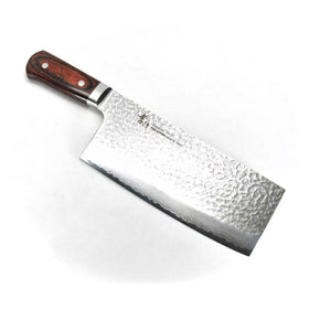 VG-10 33 Layers Hammered Damascus Cleaver 195 mm