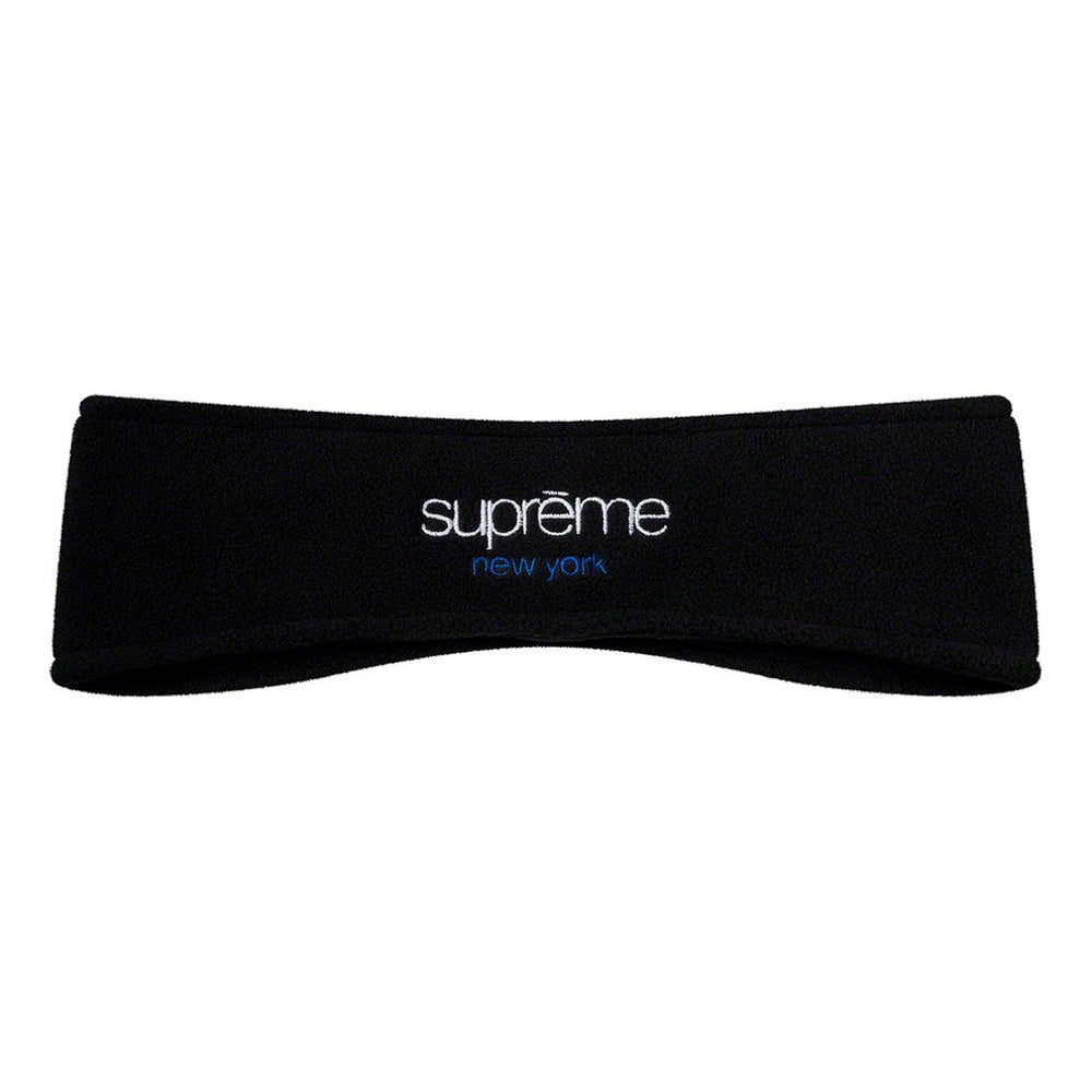 supreme polartec headband black