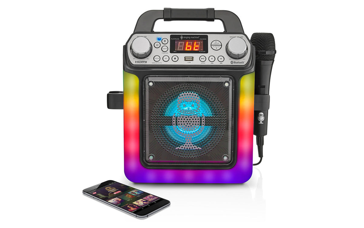 Singing Machine Kids Mood Bluetooth Karaoke System Blue/Green SMK250BG -  Best Buy