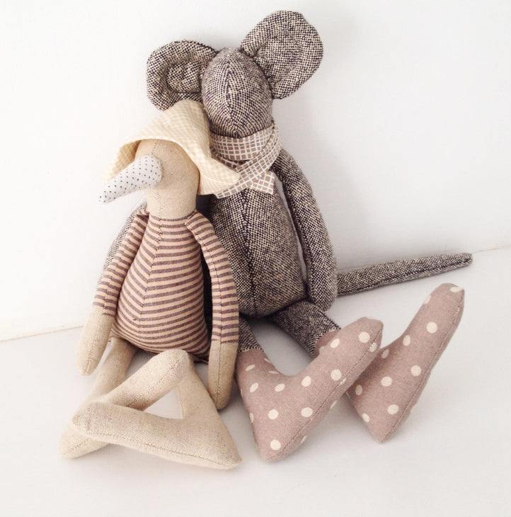 cloth animal dolls