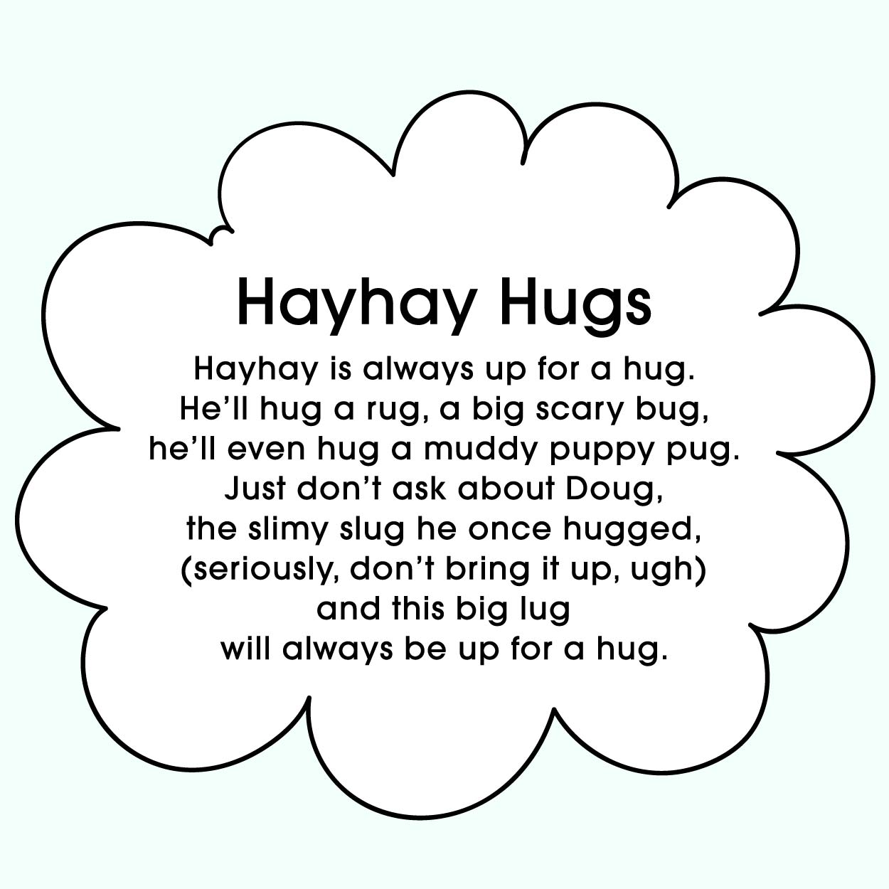 Hayhay Hugs by Monica Escobar Allen | themomemans.com