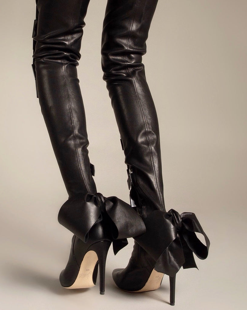 size 12 thigh high flat boots