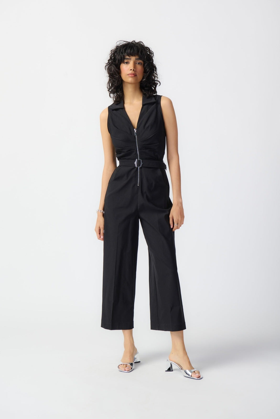 Joseph Ribkoff - Women - Sleeveless Micro Twill Jumpsuit