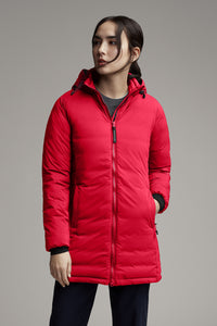 camp hooded down jacket