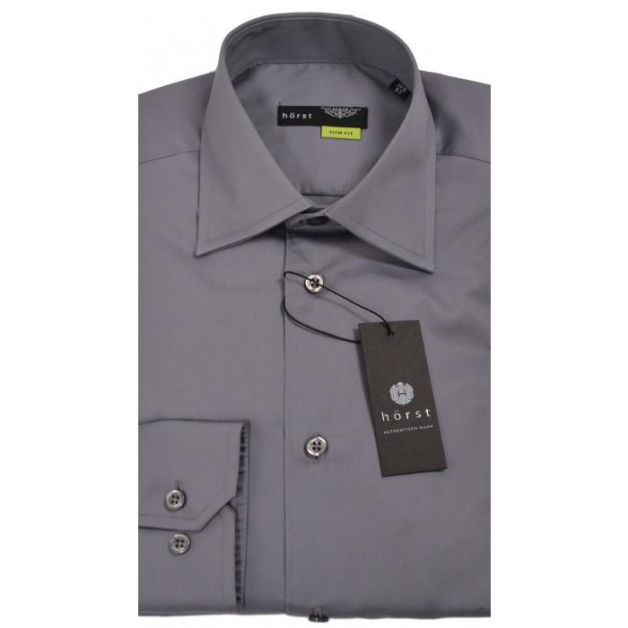 HORST | Grey Slim Fit Dress Shirt