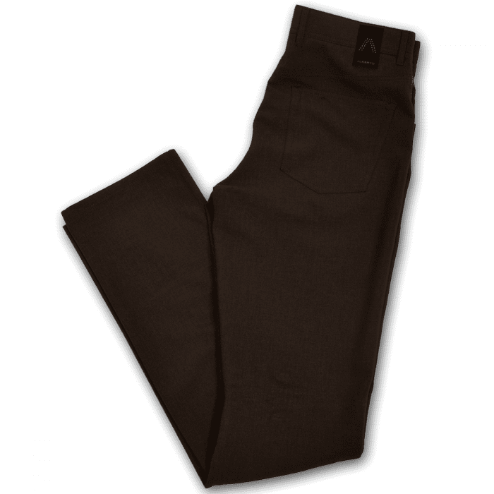 ALBERTO | Modern Fit Ceramica Stone Dress Pant - Brown