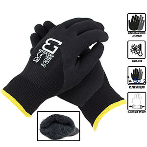 Waterproof Rubber Coated Work Gloves