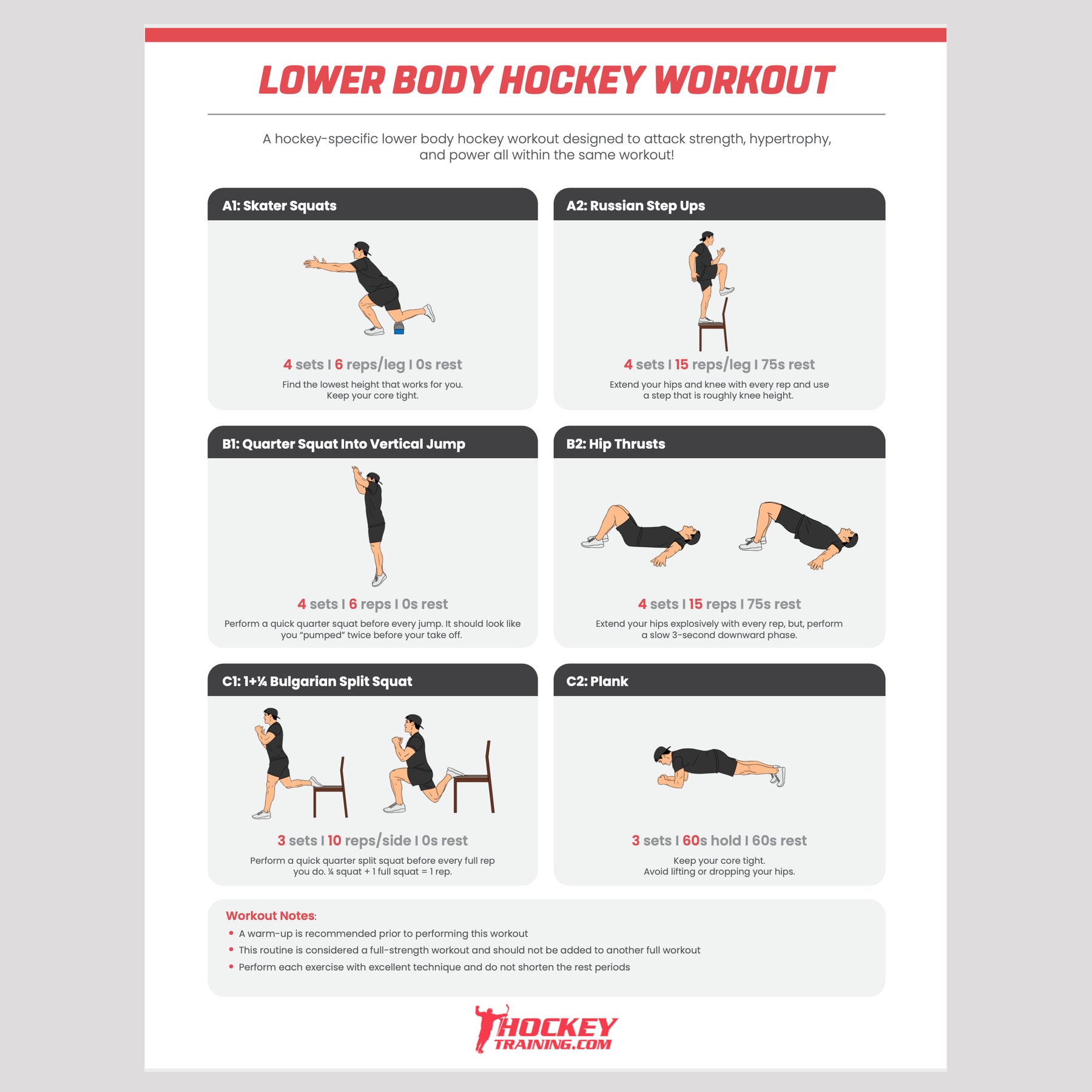 30 Minute Nhl Workout Routine for Burn Fat fast