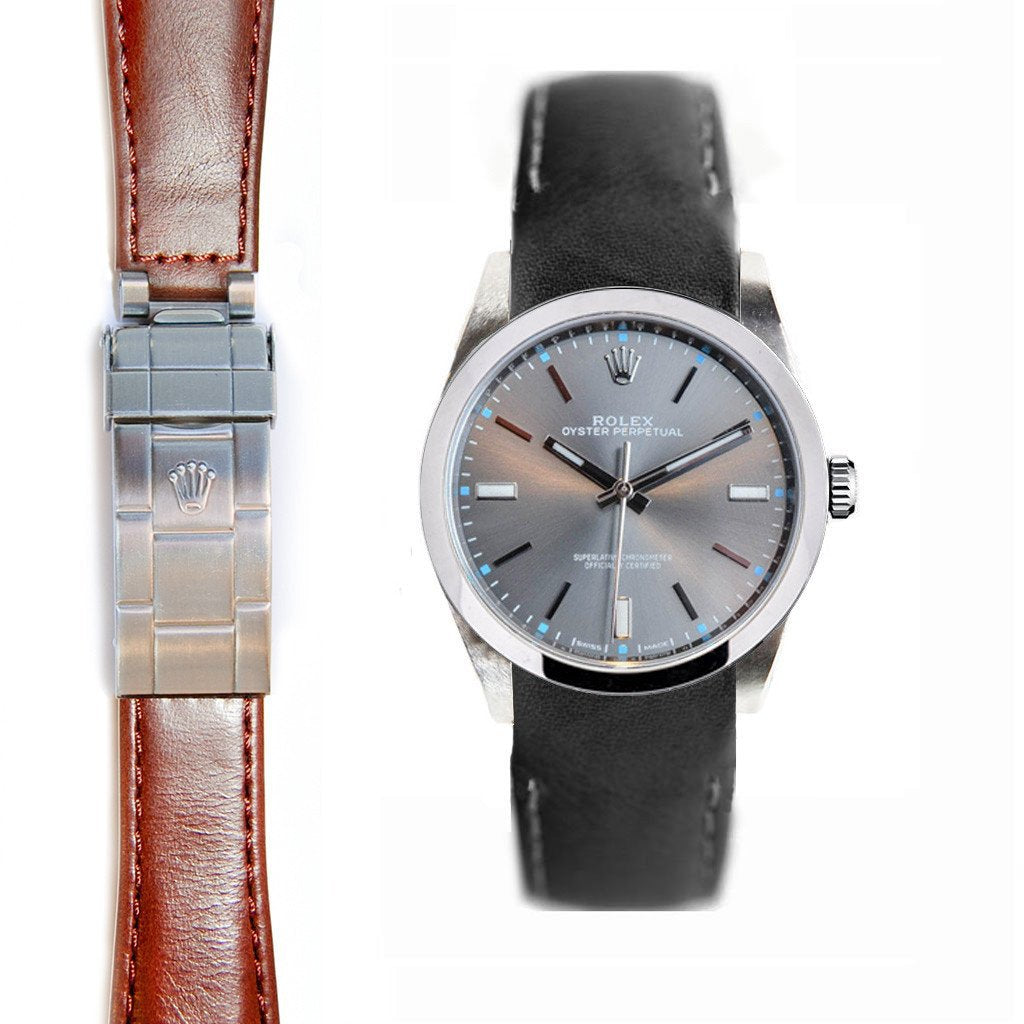 Everest Curved End Leather Strap for 