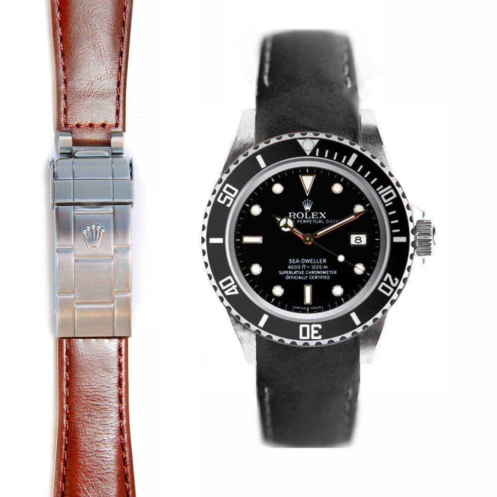 sea dweller leather strap