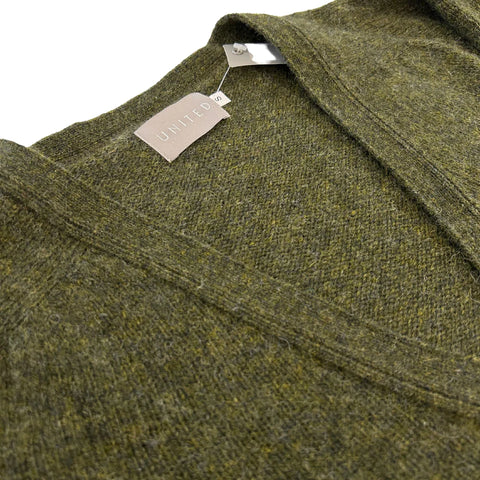 UNITED STOCK DRY GOODS  PINE SHADOW SCOTTISH WOOL CARDIGAN SWEATER