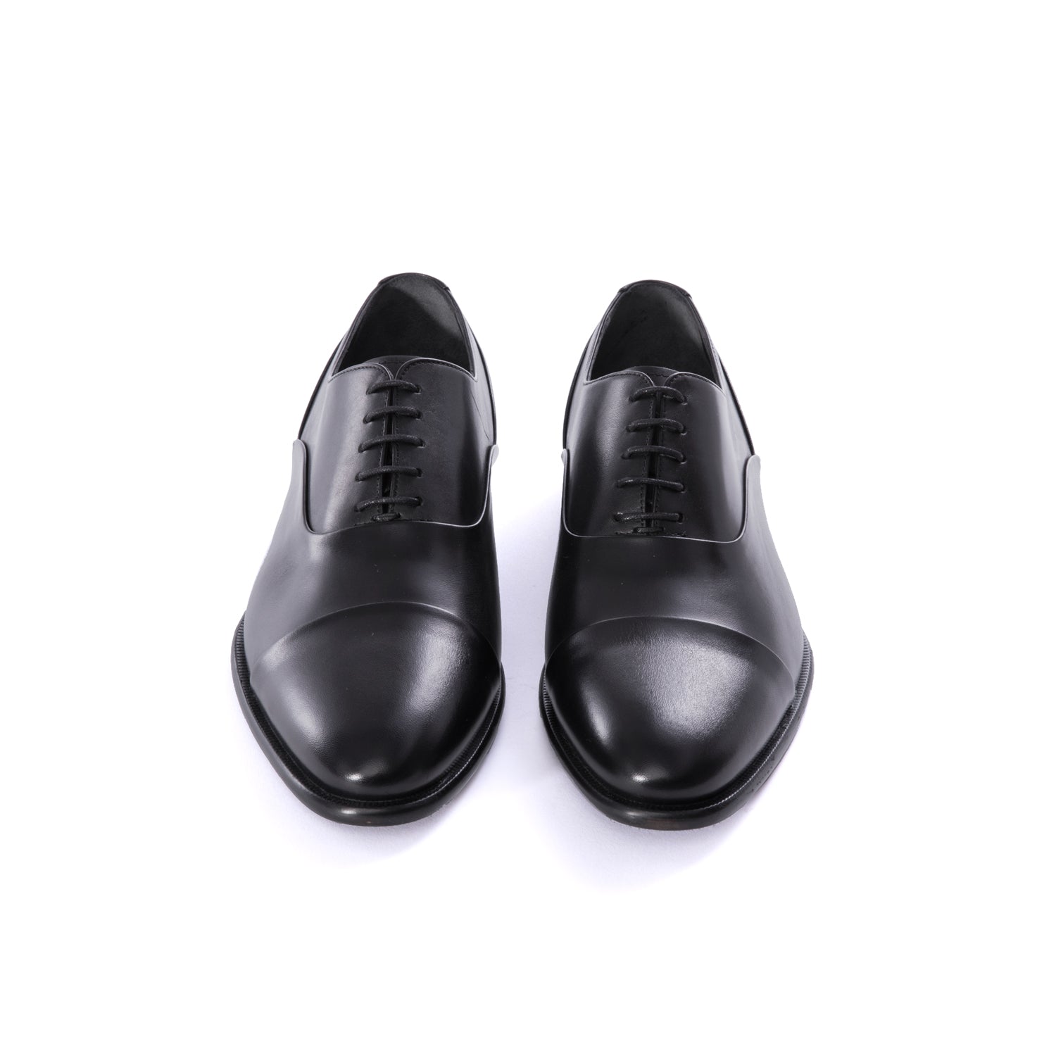 black cap toe dress shoes