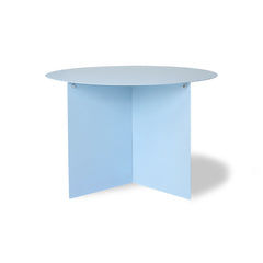 hkliving usa blue metal accent table