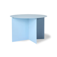 hkliving usa blue metal side table