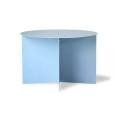 hkliving usa light blue metal side accent table