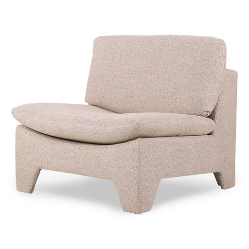 Pedagogie vergaan Hick HKliving USA MZM4943 Retro style lounge chair blush pink mélange fabric