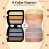 6 COLOR CONTOUR EYESHADOW-SATIN